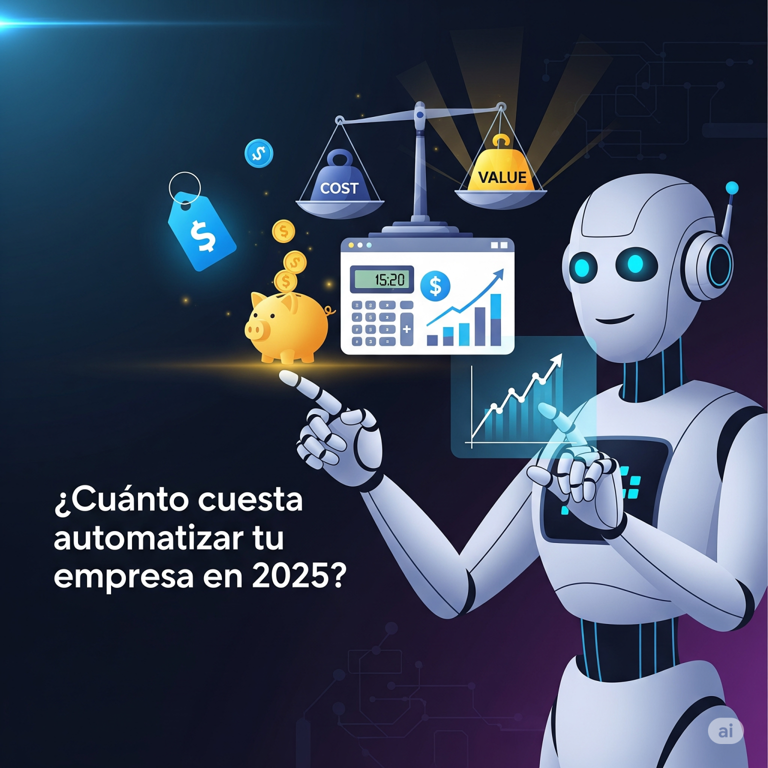 Cuánto cuesta automatizar tu empresa en 2025 - Sistema 360 IA